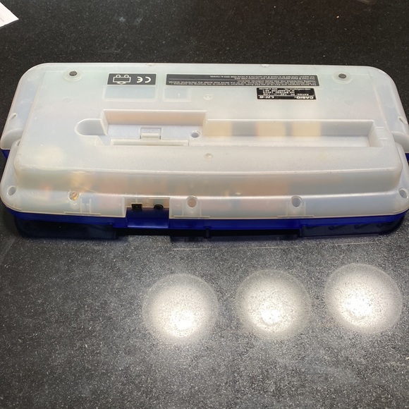 keyboard purplish blue Casio LK-6 32-Key Lighted Key System Mini Keyboard - Picture 6 of 7